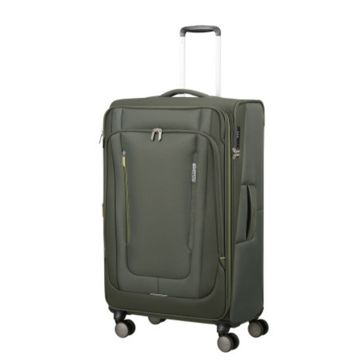 American Tourister WANDERLITE SPINNER L EXP TSA TMAVÁ KHAKI