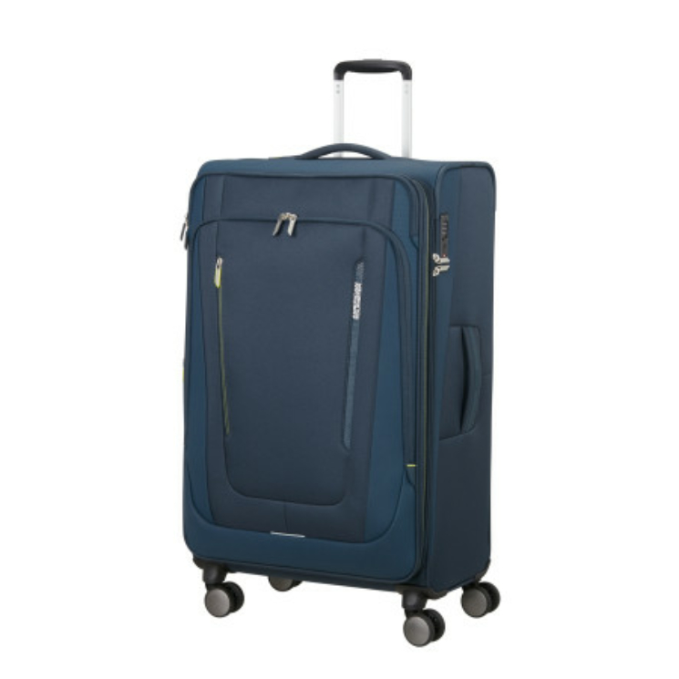 American Tourister WANDERLITE SPINNER L EXP TSA TMAVOMODRÁ