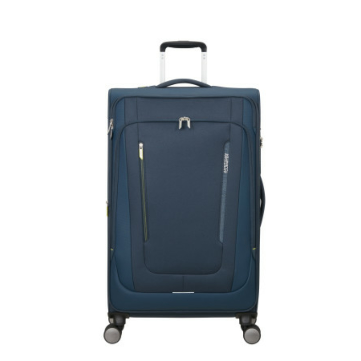 American Tourister WANDERLITE SPINNER L EXP TSA TMAVOMODRÁ