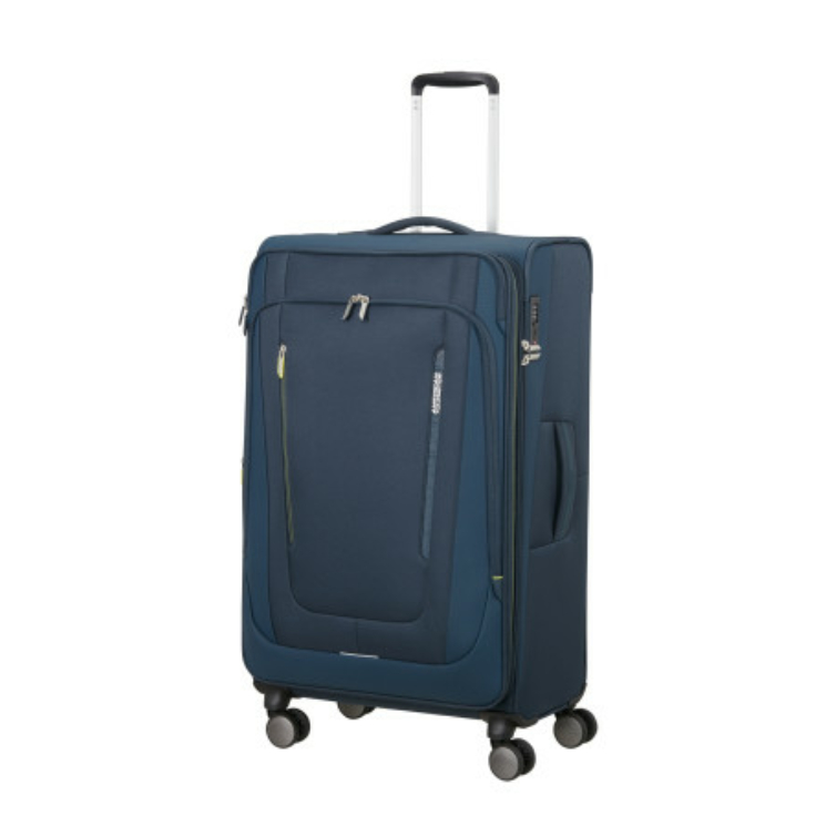 American Tourister WANDERLITE SPINNER L EXP TSA TMAVOMODRÁ