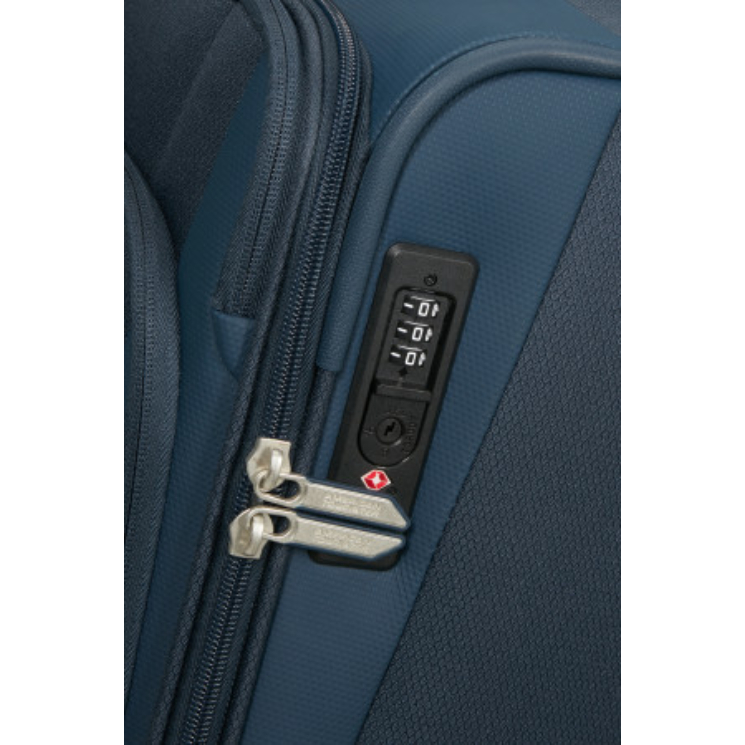 American Tourister WANDERLITE SPINNER L EXP TSA TMAVOMODRÁ