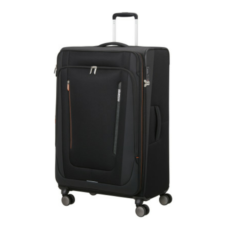 American Tourister WANDERLITE SPINNER L EXP TSA SHADOW BLACK