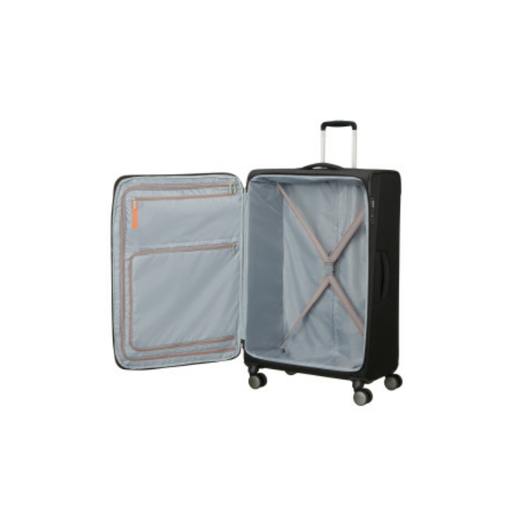American Tourister WANDERLITE SPINNER L EXP TSA SHADOW BLACK