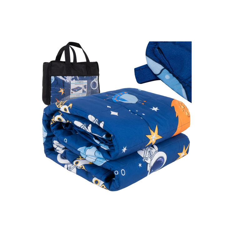 ISOMEDIX senzorická vážená mäkká deka 200 x 150 cm – 4 kg