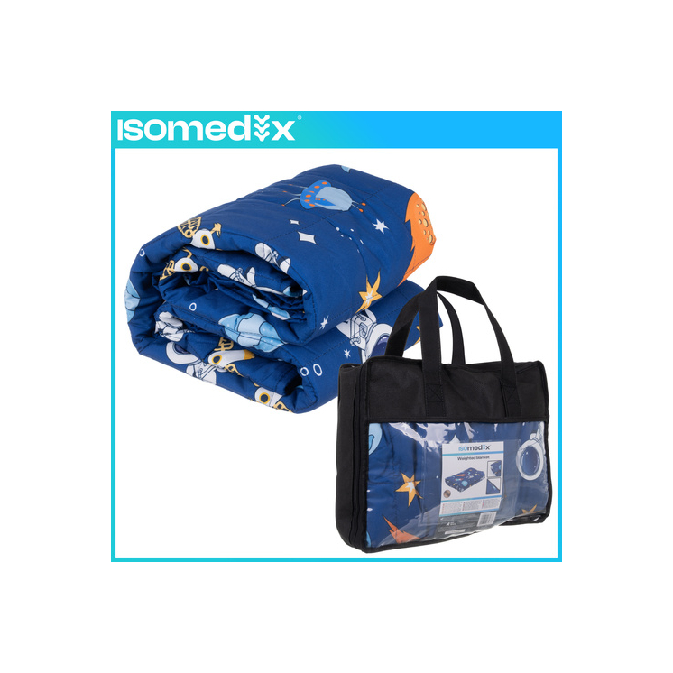 ISOMEDIX senzorická vážená mäkká deka 200 x 150 cm – 4 kg