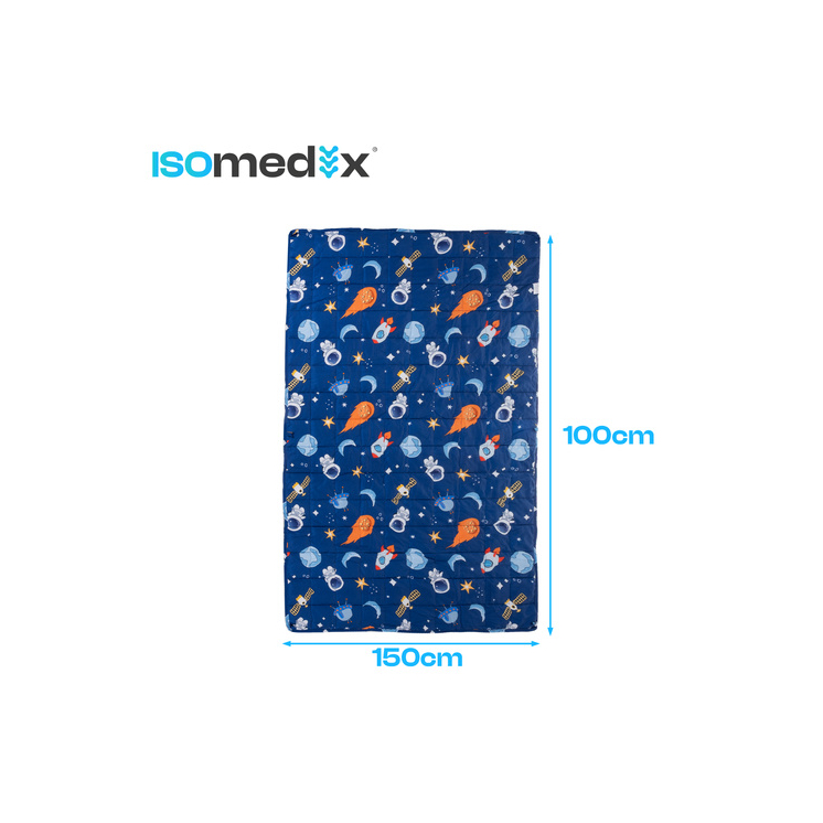 ISOMEDIX senzorická vážená mäkká deka 200 x 150 cm – 4 kg