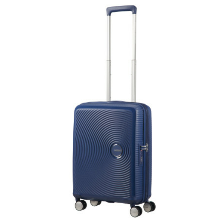 American Tourister Soundbox 55 Bőrönd Midnight Navy