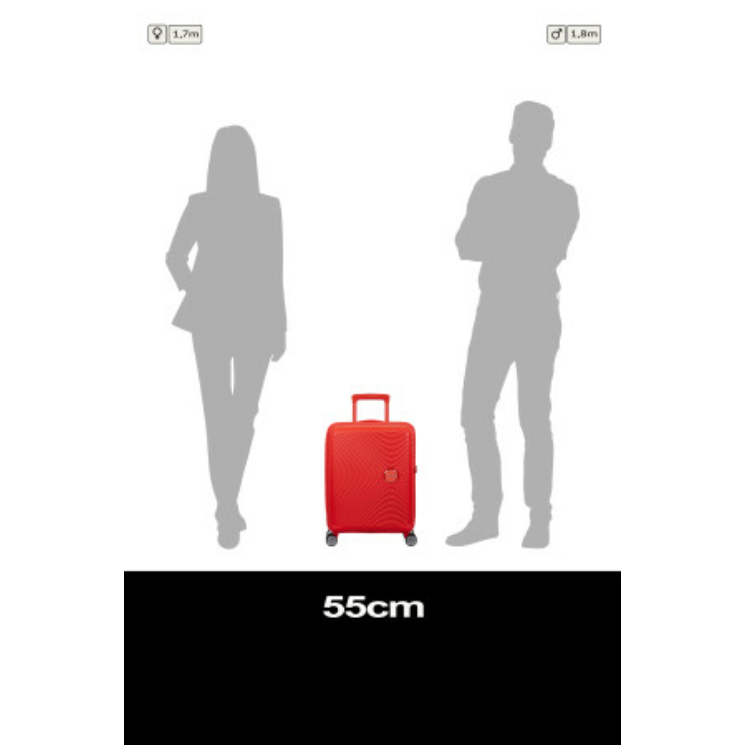 American Tourister Soundbox 55 Bőrönd Neon Orange