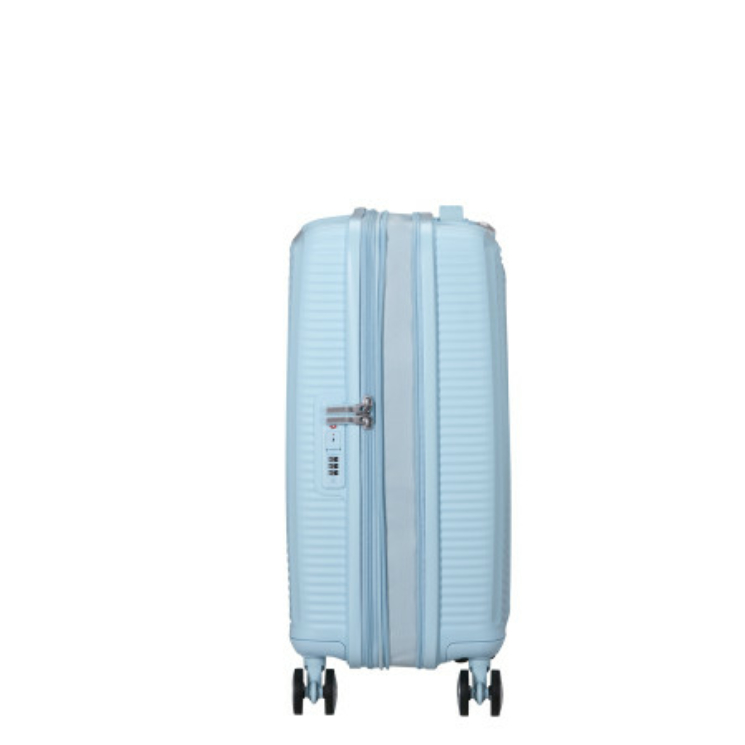 American Tourister Soundbox 55 Bőrönd Pastel Blue