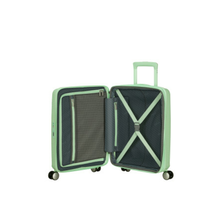 American Tourister Soundbox 55 Bőrönd Pastel Green