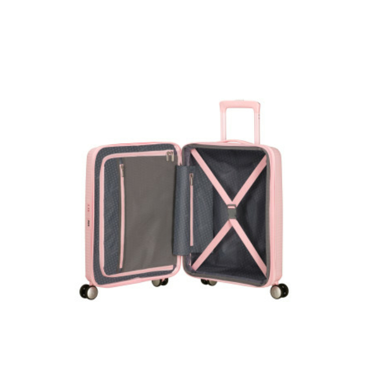 American Tourister Soundbox 55 Bőrönd Pastel Pink