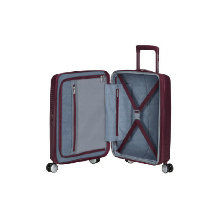 American Tourister Soundbox 55 Bőrönd Wild Cherry