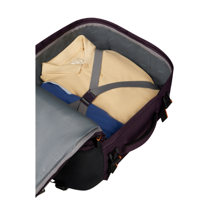 American Tourister 3 funkčný M kabínový batoh Dark Plum