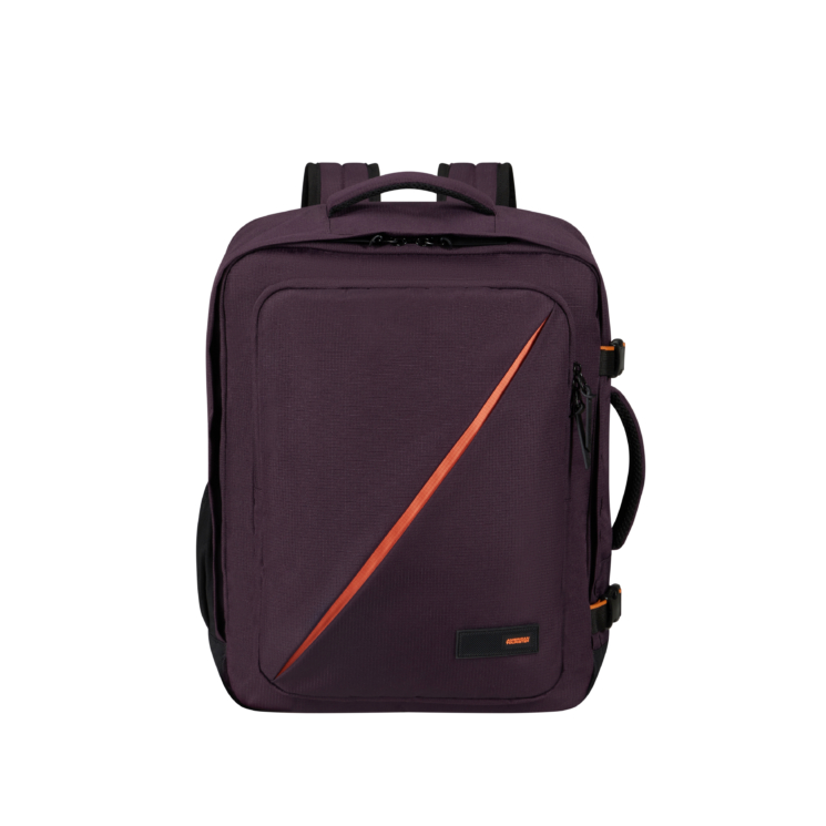 American Tourister 3 funkčný M kabínový batoh Dark Plum
