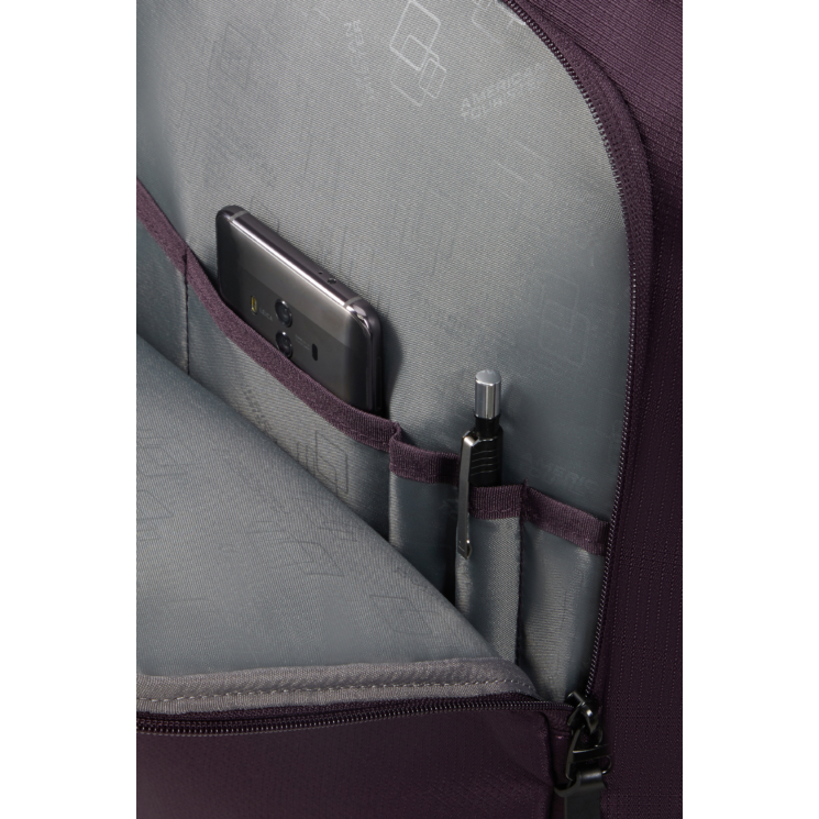 American Tourister 3 funkčný M kabínový batoh Dark Plum