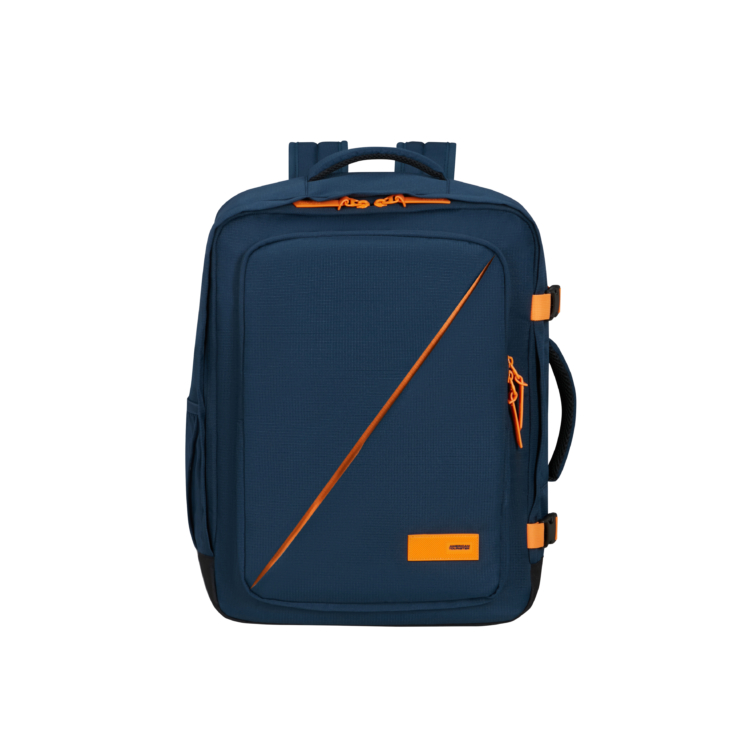 American Tourister 3 funkčný M kabínový batoh Dark Navy/ Radiant Orange