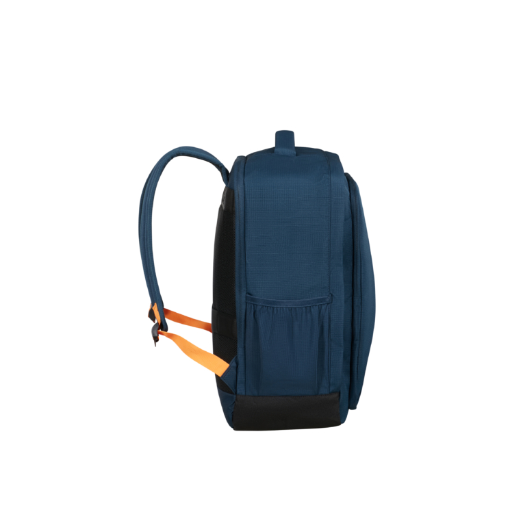 American Tourister 3 funkčný M kabínový batoh Dark Navy/ Radiant Orange
