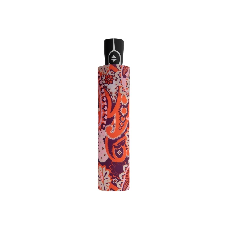 Doppler Fiber Magic Paisley Berry automatický dáždnik pre ženy D-7441465PA01