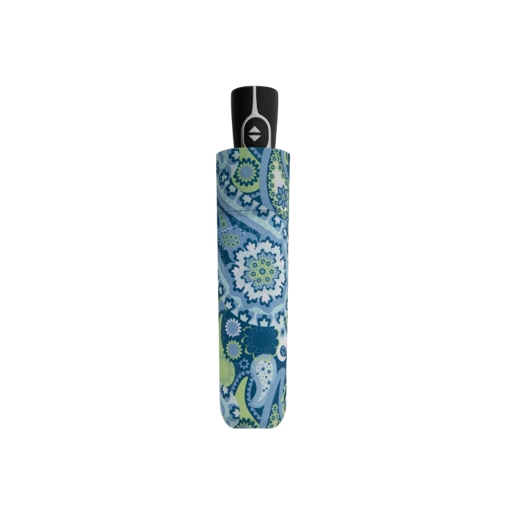 Doppler Fiber Magic Paisley Blue automatický dáždnik pre ženy D-7441465PA02