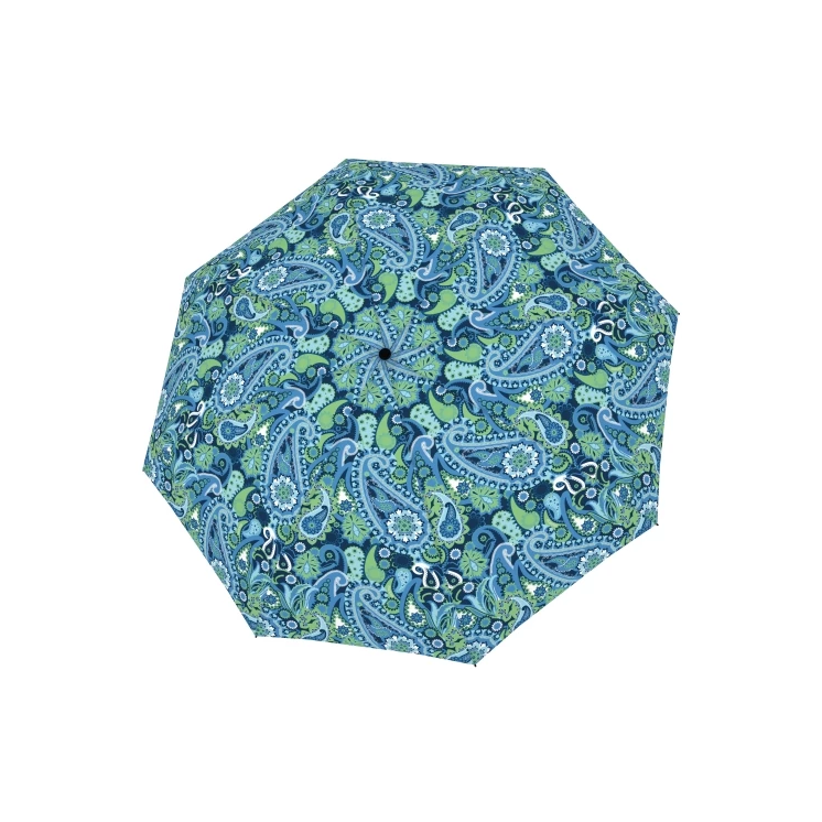 Doppler Fiber Magic Paisley Blue automatický dáždnik pre ženy D-7441465PA02