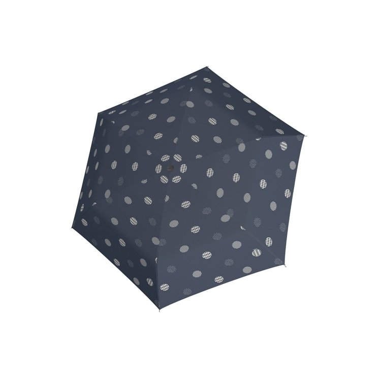Doppler Fiber Magic Timeless Blue Dots automatický dáždnik pre ženy D-7441465T01