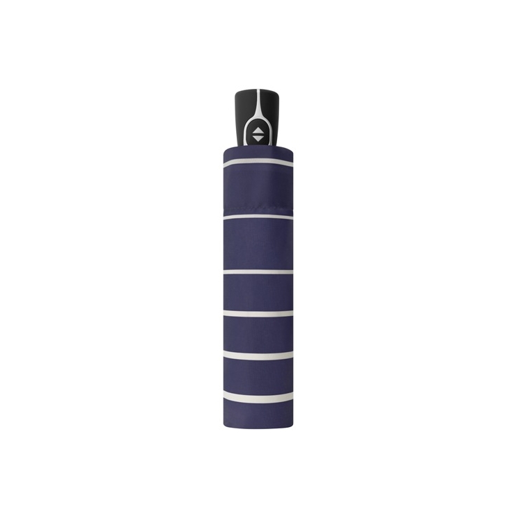 Doppler Fiber Magic Timeless Blue Stripes automatický dáždnik pre ženy D-7441465T03
