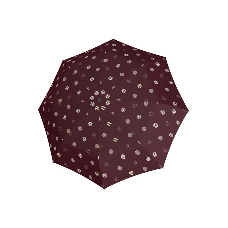 Doppler Fiber Magic Timeless Red Dots automatický dáždnik pre ženy D-7441465T04