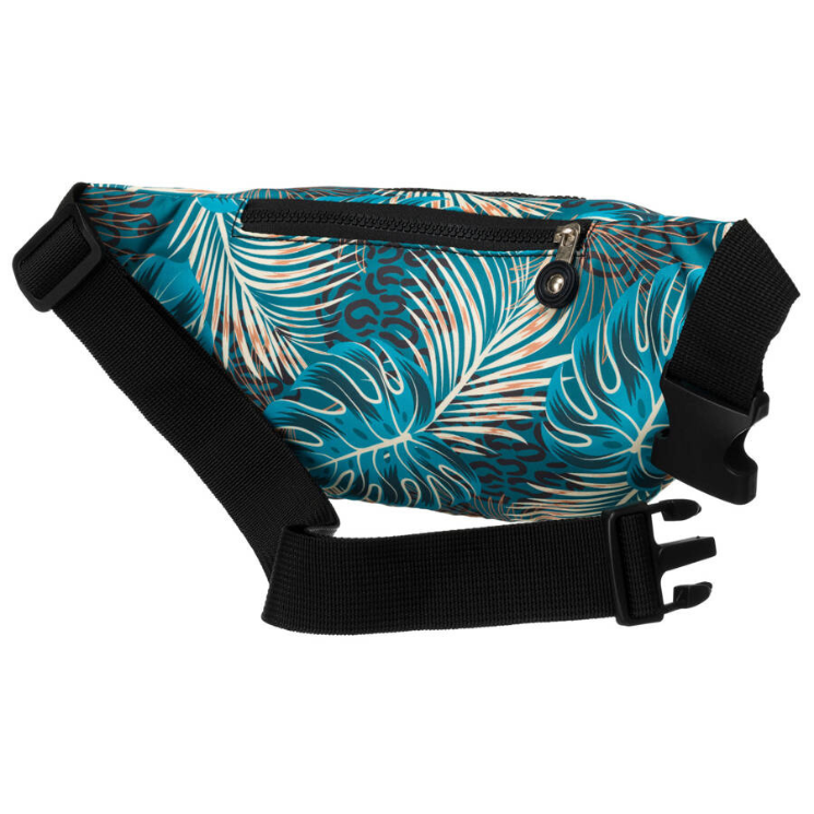 Priestranná dámska taška Fanny Pack s módnym vzorom