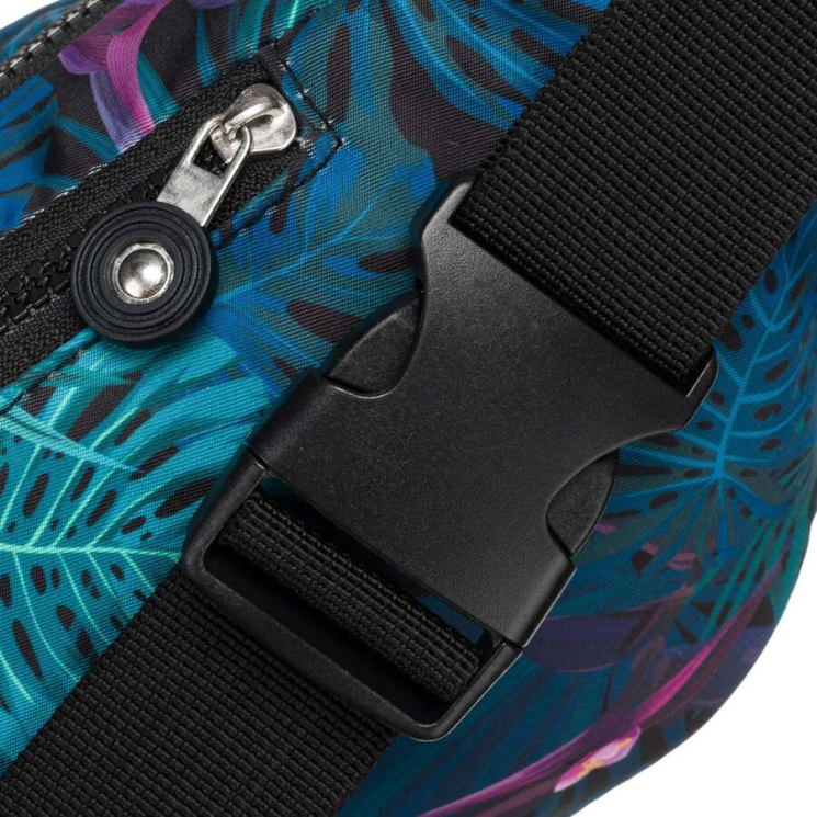 Priestranná dámska taška Fanny Pack s módnym vzorom