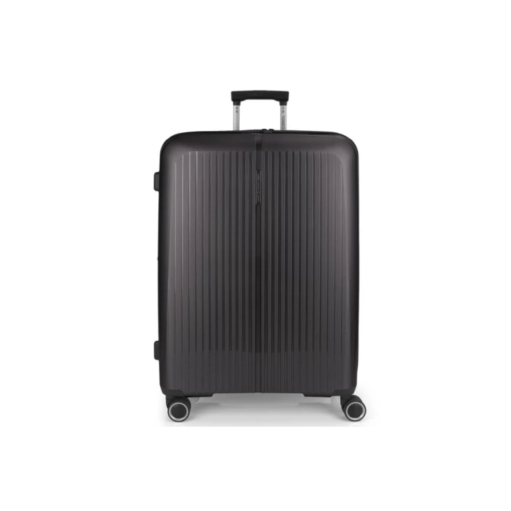 Rozťahovací kufor Gabol Brooklyn na 4 kolieskach v tmavosivej farbe 75 cm GA-1239L