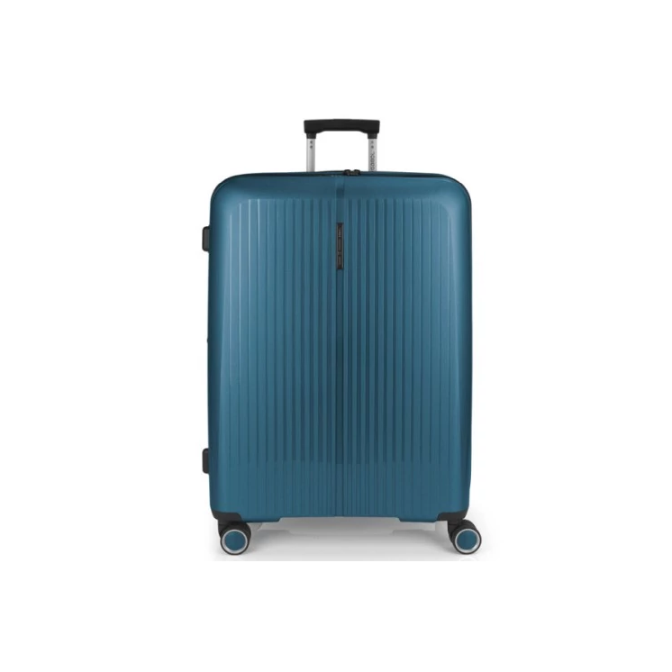 Rozťahovací kufor Gabol Brooklyn na 4 kolieskach v tyrkysovej farbe 75 cm GA-1239L