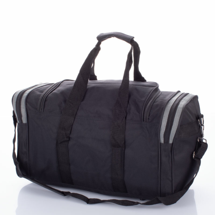 Cestovná taška v čiernej a sivej farbe 55 cm 