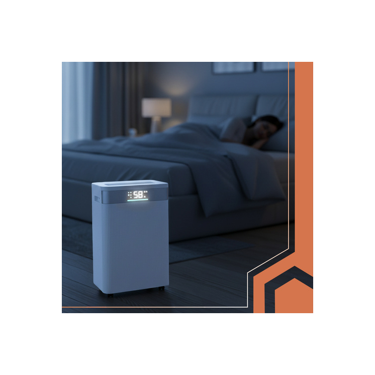 Vysoko výkonný odvlhčovač vzduchu 20 l/24 h odvlhčovač vzduchu s WiFi, 4,3 l nádrž