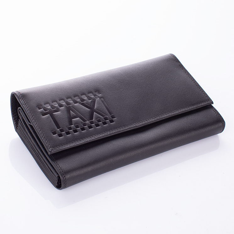 Pravá koža taxi peňaženka peňaženka kabelka