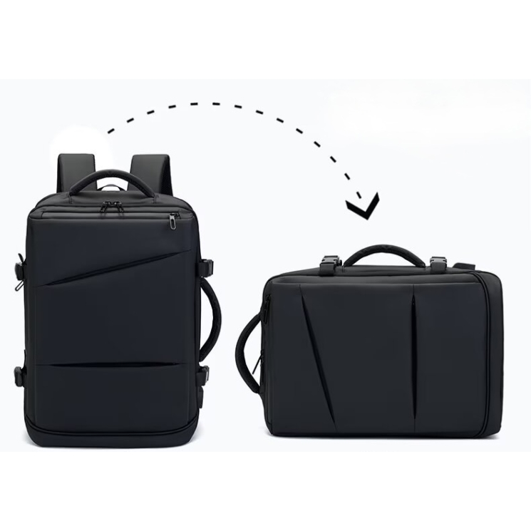 Taška na notebook do lietadla, rozmery kabíny / rozširovateľná / s USB nabíjačkou 40 x 30 x 20 cm