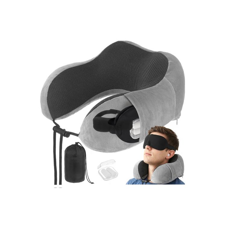 Pamäťová pena na krk Vankúš na oči Ground Plug Set