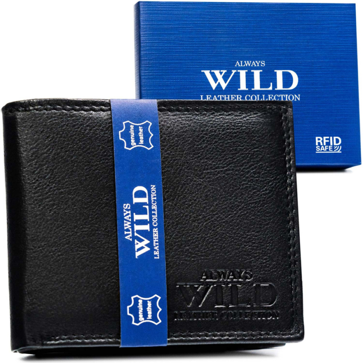 ALWAYS WILD Pánska peňaženka z pravej kože s RFID