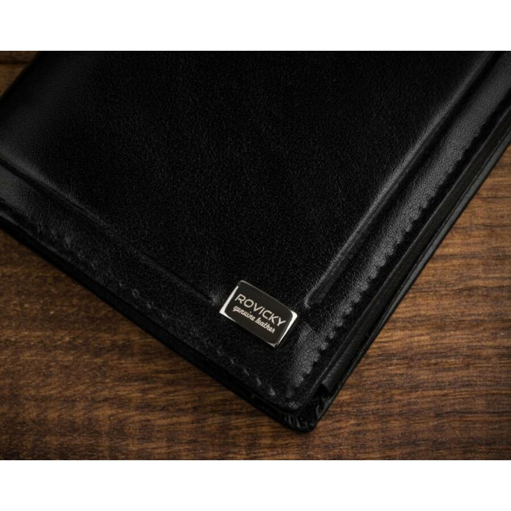 Elegantná pánska peňaženka z pravej kože s ochranou RFID
