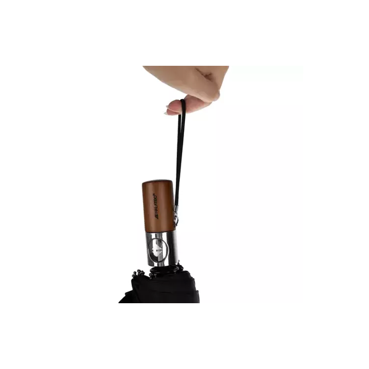 Čierny automatický dáždnik