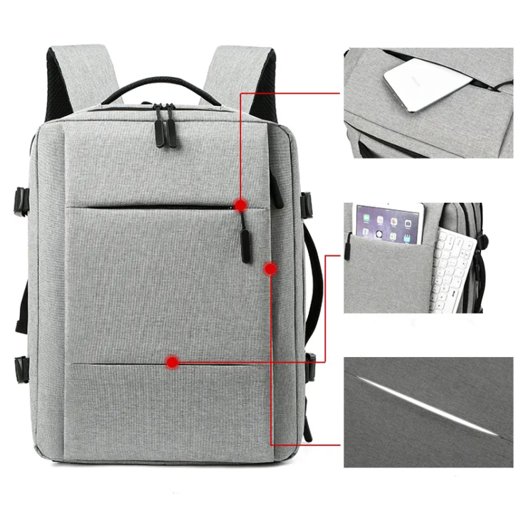 Taška na notebook veľkosti kabíny s konektorom USB / rozšíriteľná