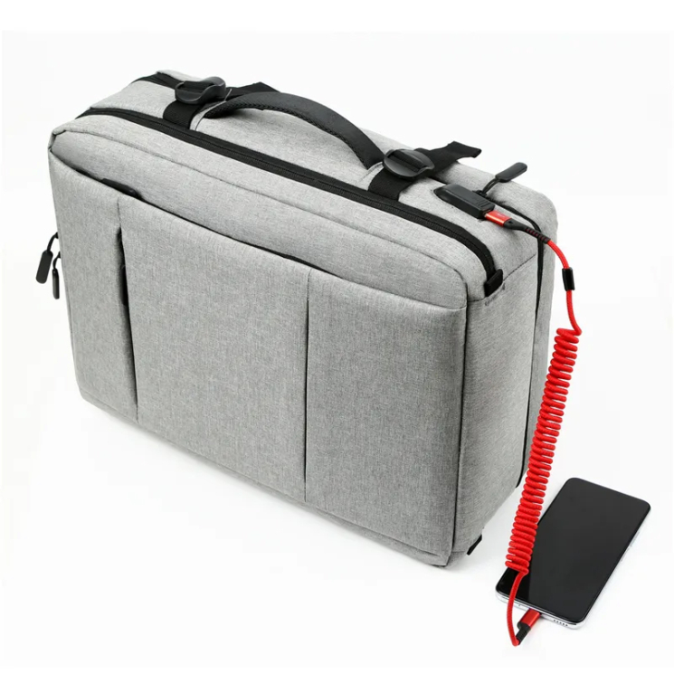Batoh na notebook WIZZ Deck size s konektorom USB / rozšíriteľný 40x30x20 cm