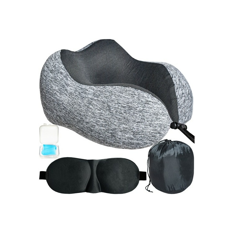 Pamäťová pena na krk Vankúš na oči Ground Plug Set