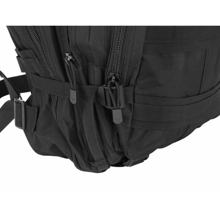 Veľký vojenský batoh v čiernej farbe 38L