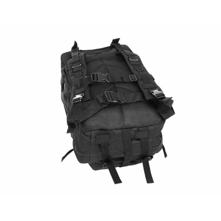 Veľký vojenský batoh v čiernej farbe 38L