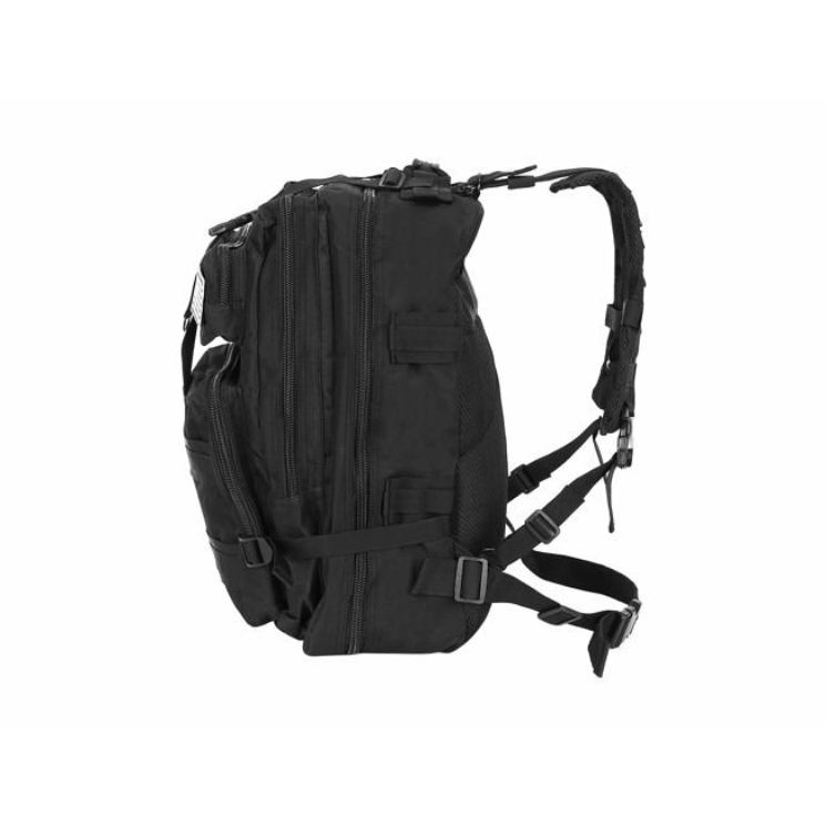 Veľký vojenský batoh v čiernej farbe 38L