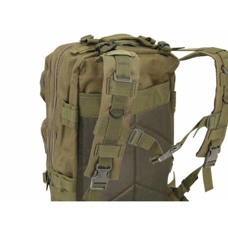 Vojenský turistický batoh v zelenej farbe 35L