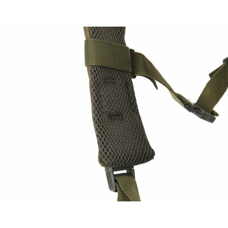 Vojenský turistický batoh v zelenej farbe 35L