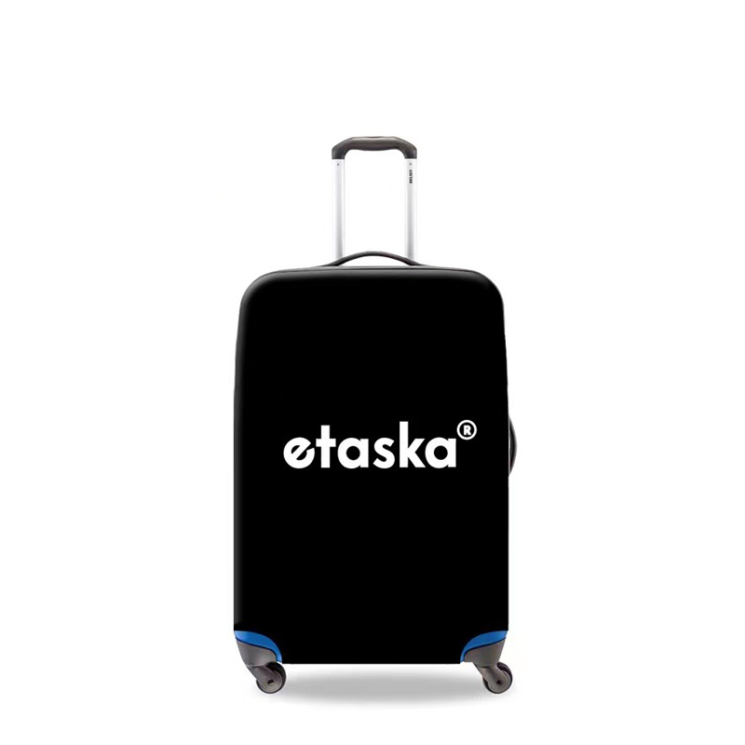 etaska Kožený obal na kufor veľkosti kabíny čierny