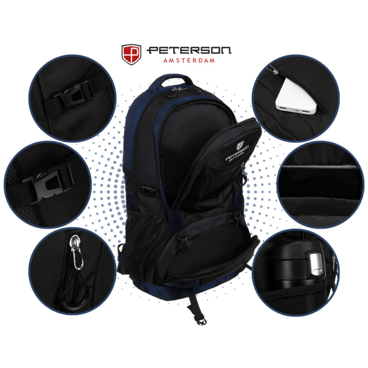 Peterson Priestranný turistický batoh za prijateľnú cenu