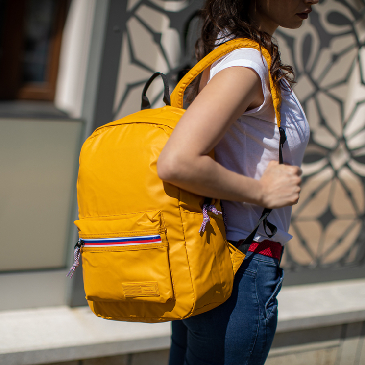 Batoh American Tourister Upbeat Pro v žltej farbe